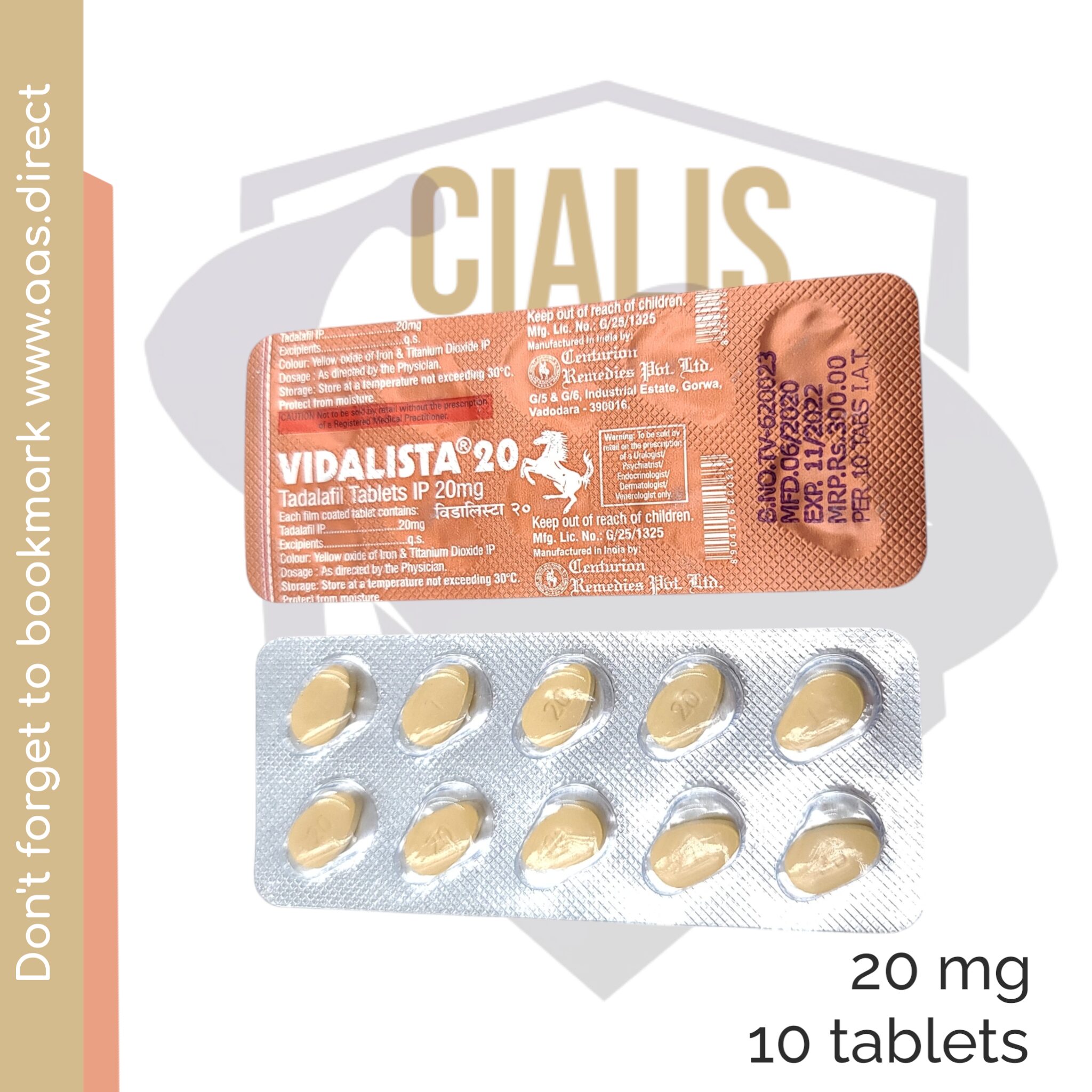 Cialis – Tadalafil 20mg